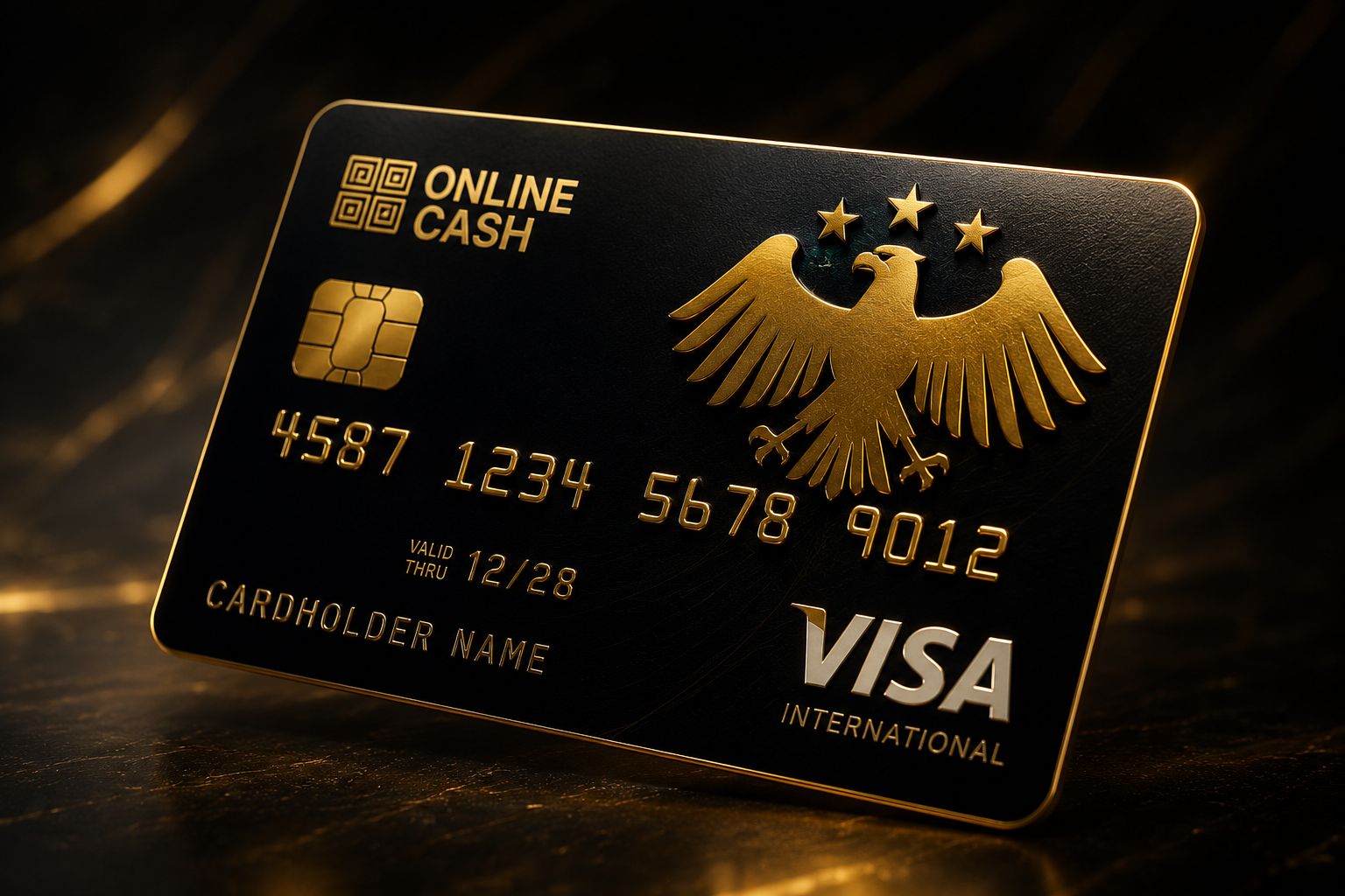الإطلاق الرسمي: بطاقة VISA الذهبية من Online Cash الآن في سوريا